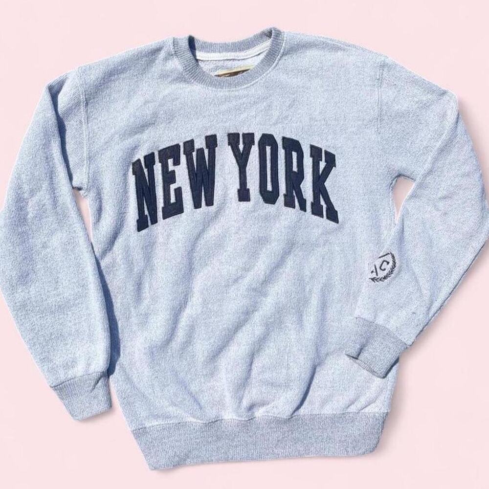 Inverted new york graphic sweatshirt